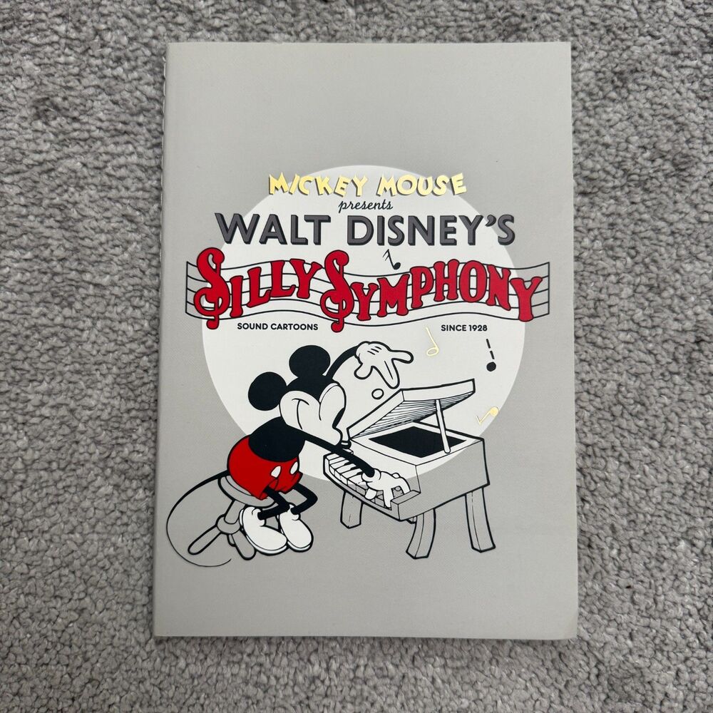 Disney Miniso Mickey Mouse Silly Symphony Pocket Mini Notebook Lined Journal